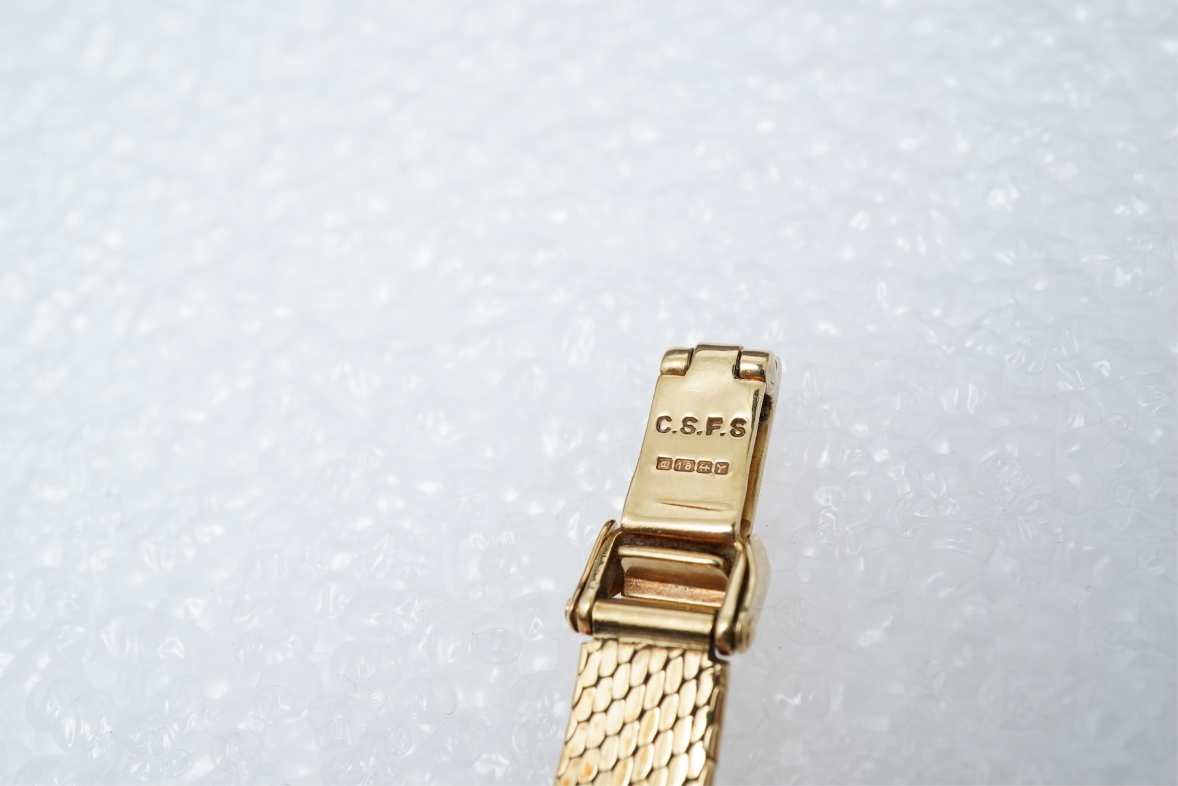 A lady's early 1970's 18ct gold Rolex Orchid manual wind dress wrist watch